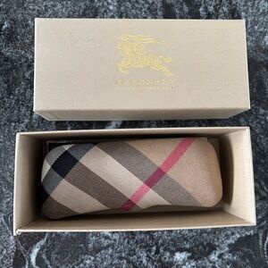 Burberry Checker Sunglasses Case